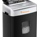 Bonsaii Paper Shredder for Office, 120-Sheet Autofeed Heavy Duty Shredder for Home Office Use, 30 Minutes/Micro Cut/P-4 High Security Level/6 Gallon Large Bin