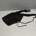 BEAUDRM Women's Sexy Backless Romper Cut Out Criss Cross Halter Shorts Jumpsuit Party Rave Club Date Night Outfit (Small, Black)