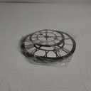 Soulchen 20 Pcs Wonderland Tea Party Decoration Clock Hanging Banner Wonderland Garland Baby Shower Decoration Curious Clock Background for Birthday Baby Shower Party Supplies