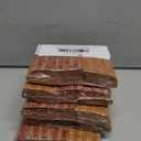 L LIKED Flat Coin Wrappers, 120 Assorted (60 Each of Pennies and Quarters), Striped Kraft Paper Coin Rolls, Pack 5