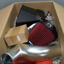 Cold Air Intake Compatible with 2012-2014 Ford F150 3.5L V6 Ecoboost, (FX2/FX4/XLT/Lariat) Heat-Resistant Aluminum Pipe, High-Flow Filter