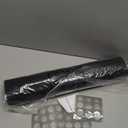 Fowooyeen Outdoor Door Mat, 30'' x 17'' Silicone Scraper, Non-Slip Washable Weatherproof Entrance Mat, Low-Profile Shoe Cleaner for Indoor or Outdoor Use, Black