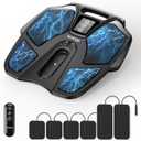 NURSAL TENS EMS Foot Massager for Neuropathy, Foot Nerve Muscle Stimulator Pro, Circulation and Body Pain Relief with TENS Unit Muscle Stimulator Pads, Electric Feet Legs Blood Circulation Machine