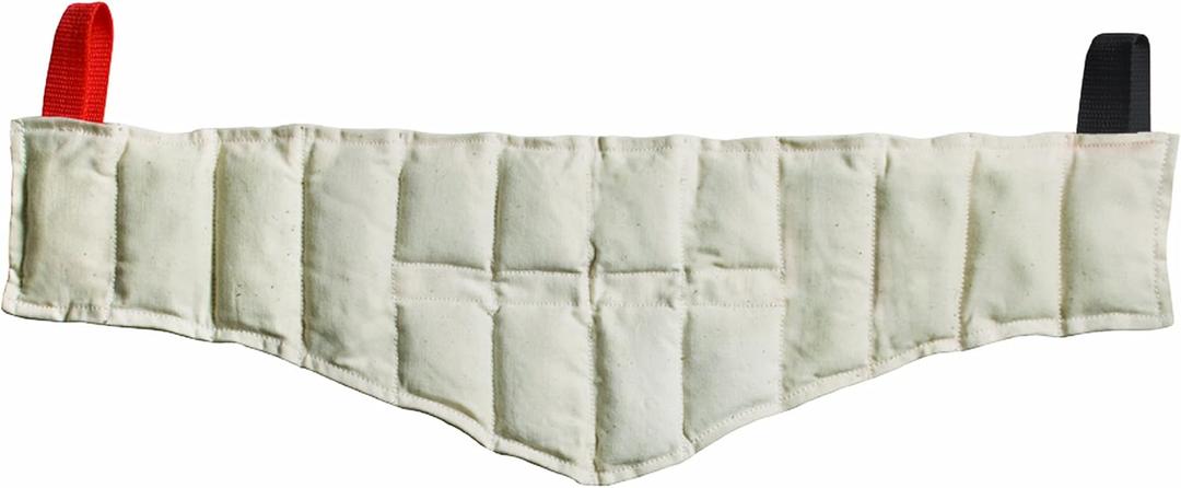 Relief Pak-11-1311 Moist Heat Pack to ease Aches and Pains from arthritis, back pain, muscle strains, stiff neck, sprains, stiff joints, bruises, general soreness and spasms. Neck Contour - 7" x 24" - white