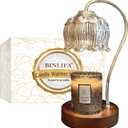 Candle Warmer Lamp, Dimmable Candle Warmer with Timer, Electric Candle Melt Warmer Compatible with Large Jar Candles