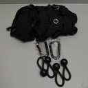 Heavy Duty Tailgate Net for Truck Bed, 60X18', Tailgate Net for Pickup Truck Bed with 4 Adjustable Buckle Straps, Easy-to-use Tailgate Cargo Netting , Fit for Full Size Pickup (Black)