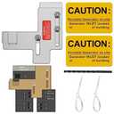 Generator Interlock kit Suitable for Murray or Siemens 150 amp or 200 amp Panels, 7/8-1 1/4 inches Spacing Between Main and Branch Breaker, for Siemens 200 amp Interlock Kit