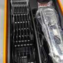 Oneisall Dog Clippers for Grooming for Thick Heavy Coats/Low Noise Rechargeable Cordless Pet Shaver with Stainless Steel Blade/Waterproof Dog Shaver for Dogs Pets and Animals (Silver)