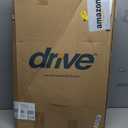 Drive Medical Deluxe Two Button Folding Walker with 5" Wheels