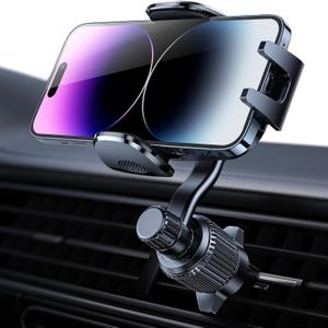 Rorhxia Car Vent Phone Mount, [Never Blocking Vent, Enjoy The Comfort of The A/C] HandsFree Universal Extension Clip Air Phone Holder Car Fit for All Phones iPhone 17 16 15 14 13 12 Samsung More