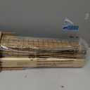 LazBlinds No Drill Bamboo Roman Shades, 29" W x 72" H, Highfield Teak