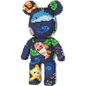 Teddy Blocks Bear Micro Building Blocks Set (6880 Pieces) Underwater World Brick with Storage Drawer, Gift for Adults and Kids