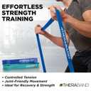 THERABAND High Resistance Band Set of 2, Medium and Heavy Elastic Super Bands for Full Body Workouts, Physical Therapy, Strength Training, Durable 41 Loop Exercise Bands, 25-35 lbs Resistance