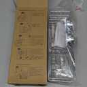LEVERLOC Shower Caddy Suction Cup Shower Shelves Shower Holder, Silver 