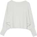 Velvet by Graham & Spencer Women's Pepper Boatneck Lux Rib Sweater, XL
