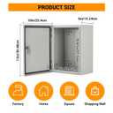 12 x 10 x 6-Inch NEMA 4X IP67 Steel Junction Box