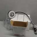 4 Pcs Clip on Light 48 LEDs USB Ring Light with 3 Color Modes and 10 Brightness Dimmable, Eye Protection, 360 Flexible Neck for Desk, Headboard, Reading