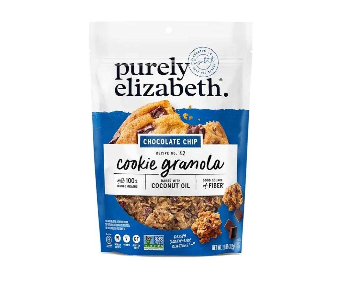 Purely Elizabeth Cookie Granola Choc Chip 11 OZ. BB:9/10/2025
