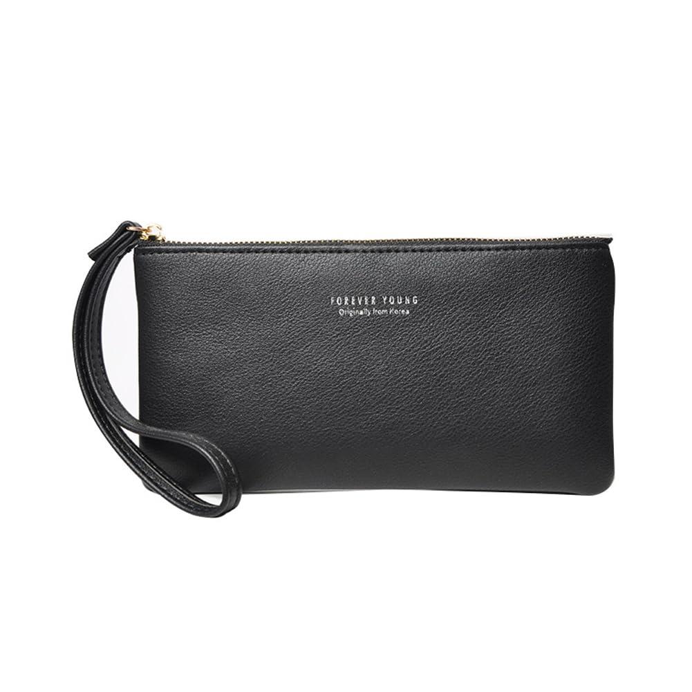 Stylish and Versatile Women's Long Wallet - Fashionable Coin Purse Black