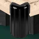 Dock Bumpers Dock Corner Bumper Fender Marine Boat Dock Bumpers for Edge Corner,Inflatable Dock Protection,Soft UV-Resistant Marine-Grade Vinyl,Stainless Steel Mounting Hardware Included,8"x16"