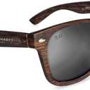Shady Rays Classics | Classic Mens and Womens Sunglasses with Polarized Lenses (Deep Timber)