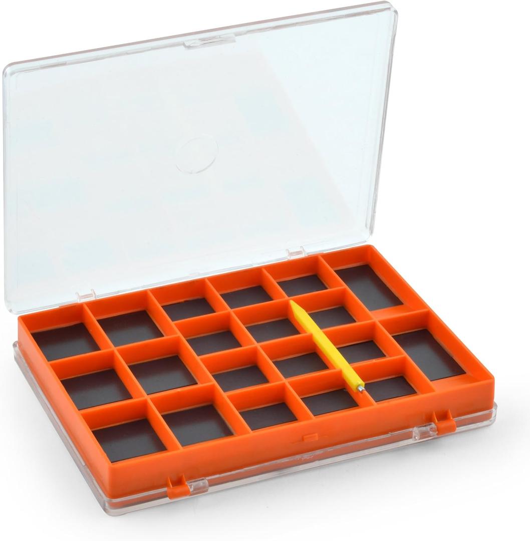 Two-Sided Magnetic CE-MBB600 Jig Box 8 Large/36 Small Compartments