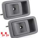 Pair of Inside Interior Door Handles for Toyota Tacoma 2001 2002 2003 2004, 4Runner 1996-2002, Camry 1987-1991,Gray