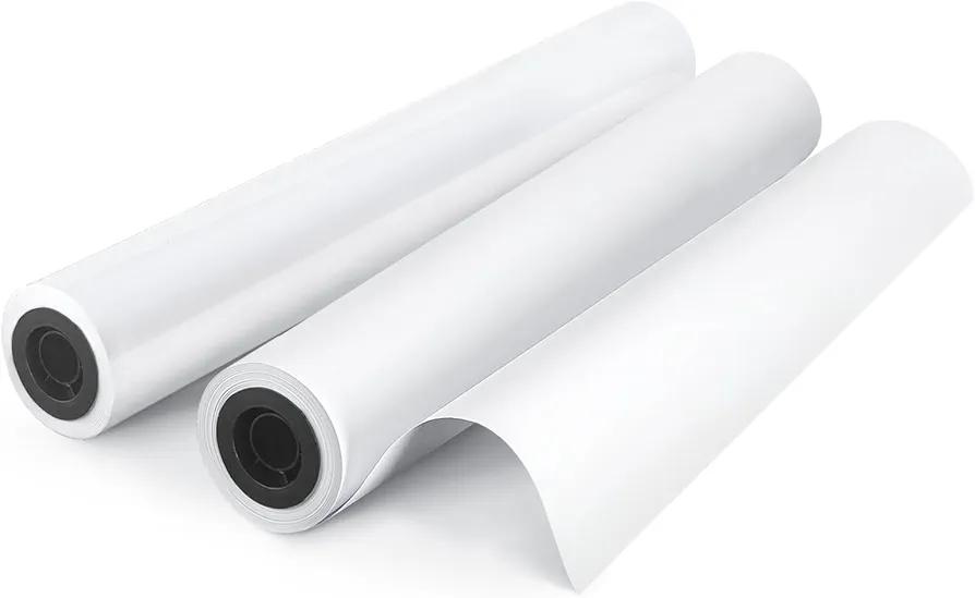 36" x 150' Wide Format Plotter Paper 2 Rolls, Goefun 20lb CAD Inkjet Paper Rolls 2" Core for CAD Printing on Plotter Printers