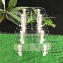 Protein Skimmer Stand, Clear Protein Separator Bracket Adjustable Height Acrylic Protein Skimmer Bracket Heightening Accessories for Aquarium Fish Tank