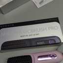 Go Brush Pro, 2026 New Go Brush Pro, Portable Straightener Brushs for Travel, with LCD Temperature Display, Fast Heating Cordless Mini Hair Brushs, Portable Hair Straightener (Pink)