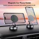 Magnetic Car Phone Mount for iPhone 16/15 Pro Max/Samsung S24 - Ultra-Strong Vacuum Suction, No Residue, 360 Adjustable, Universal Fit Tesla/Toyota/Honda (Windshield)