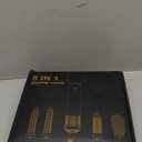 5 in 1 Blow Dryer Brush, Upgrade Hair Dryer Brush Air Curler Air Curling Wrap Styler, Detachable Hot Air Brush Negative Ion Curling Brush Iron, Hair Styling Tools for Drying Curling Straightening (White Gold)