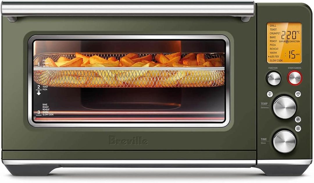 Breville BOV860OLT Smart Oven Air Fryer and Convection Oven, Olive Tapenade, Medium