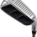 MAZEL Golf Pitching & Chipper Wedge, Right Handed (Right, Stainless Steel (Black Head), S, 45)