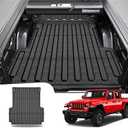 AOMSAZTO Truck Bed Mat for 2020-2025 2026 Jeep Gladiator JT 5FT All Weather Protection Non-Slip TPE Trunk Bed Liner for 2020 2021 2022 2023 2024 2025 2026 Jeep Gladiator Accessories.