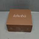 Lehoba Women's Wireless Push Up Bra Scalloped No Underwire Comfortable Bras Full Coverage Seamless Tshirt Everyday Bralettes, Medium