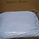 Amlie Home Waffle Cooling Comforter Queen Size, Q-Max 0.45 Reversible Lightweight Cooling Blanket for Hot Sleepers, Breathable Bedding for Night Sweats, 90"x90", Sky Blue