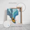 Inspirational Canvas Wall Art Motivational Sayings Quote Poster Prints Motivational Rowboat Painting Daily Affirmation Positive Office Picture Wall Decor for Living Room Classroom 16x24in Framed