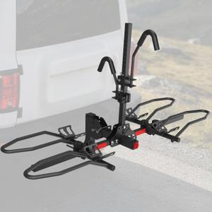 PAULINN 2 Bike Heavy Duty Ebike Rack for Car SUV 2" Hitch Receiver, 200 LBS