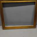 Creative Mark Museum Collection Nouveau Frames, Gold 16x20 - Hand-Finished Hand-Leafed Real Wood, One Piece Frame, Closed Corner, Open Back, Without Mat & Glass, Gallery Wall or Prints
