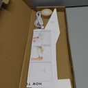 19.7in Giant Light Up Honeycomb Paper Christmas Tree, Indoor Christmas Decorations and Holiday Centerpieces for December Holiday Season Home Office and Xmas Party Supplies