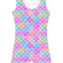 TFJH E Girls Gymnastics Outfit Ballet Dancewear Kids Leotard with Shorts Unitard HotPink Scale 120