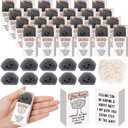 Wettarn 24 Sets You Rock Gifts Cute Stress Balls with Support Gift Boxes Inspirational Party Favors for Employee Coworker Friends Office Positive Relief Desk Decor