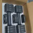 FEIERDUN 5-in-1 Adjustable Dumbbell Set of 2, 12LBS/20LBS Hand Weights for Women, Men, 1s-Adjust Dual-Stable Dumbbell Set for Women Home Gym & Outdoor