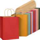 Mr. Pen Paper Gift Bags with Handles, 32 Pack, 7.6" x 4.7" x 10.6", Medium Kraft Easter Gift Bags with Handles Bulk, Ideal for Gifts, Weddings, Baby Showers, Birthdays, Shopping, Party Favor