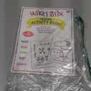 Wikki Stix Preschool Activity Book – 72 Reusable Wikki Stix with 28 Pages & 30 Activities – Educational Toy for Toddlers & Kids – Fine Motor Skills, School Readiness, Travel, Classroom, No Mess Fun