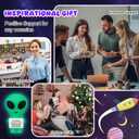 Gejoy 25 Pcs Mini Alien Figures Positive Gift Motivational Message Decorations Inspirational Rubber Mini Figurines for Colleague Staff Teacher Gifts