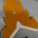 Lewondr Christmas Paper Star Lantern 5 Pack, Hanging 7-Pointed Star Lampshade Decoration, Window Paper Lanterns with 5 Colors for Xmas Wedding Holiday Party 17.72 Inch