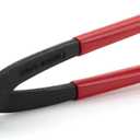 Bates Nail Puller - Red, 8-Inch, End Cutting Pliers, Carpenter Tool, Staple Puller (8", 1 Pack)