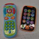 JOYIN Baby Learning Phone and Remote Toy for Toddler, Fun Smartphone Toys with Music for Infants, Boys or Girls, Holiday Stocking Stuffers, Kids Birthday Gift, Easter Basket Stuffers